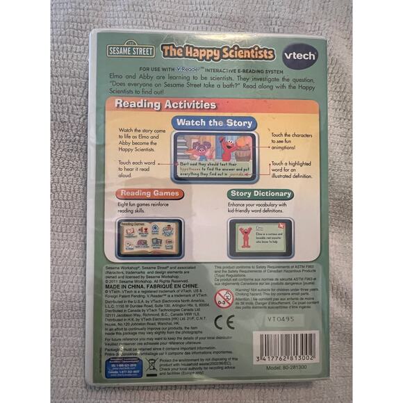 NEW VTech VReader Sesame Street Happy Scientist - Picture 3 of 8